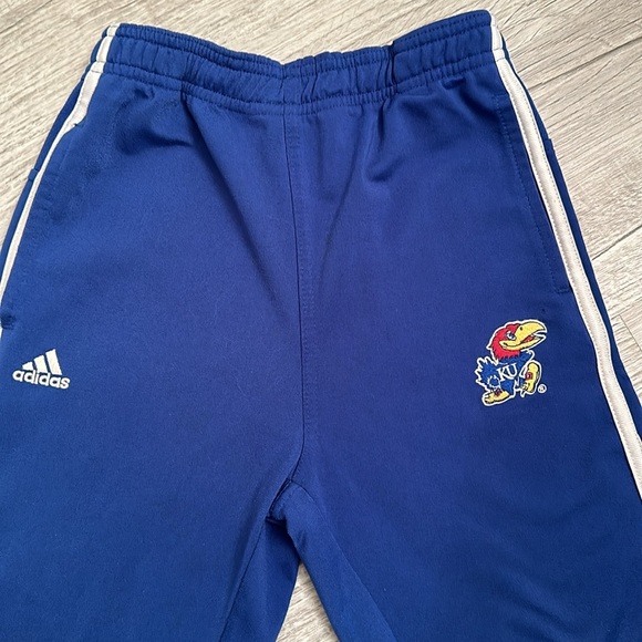3/$15 💟 Kansas Jayhawks Athletic Pants Joggers Boys Size 6/6X - Picture 3 of 4